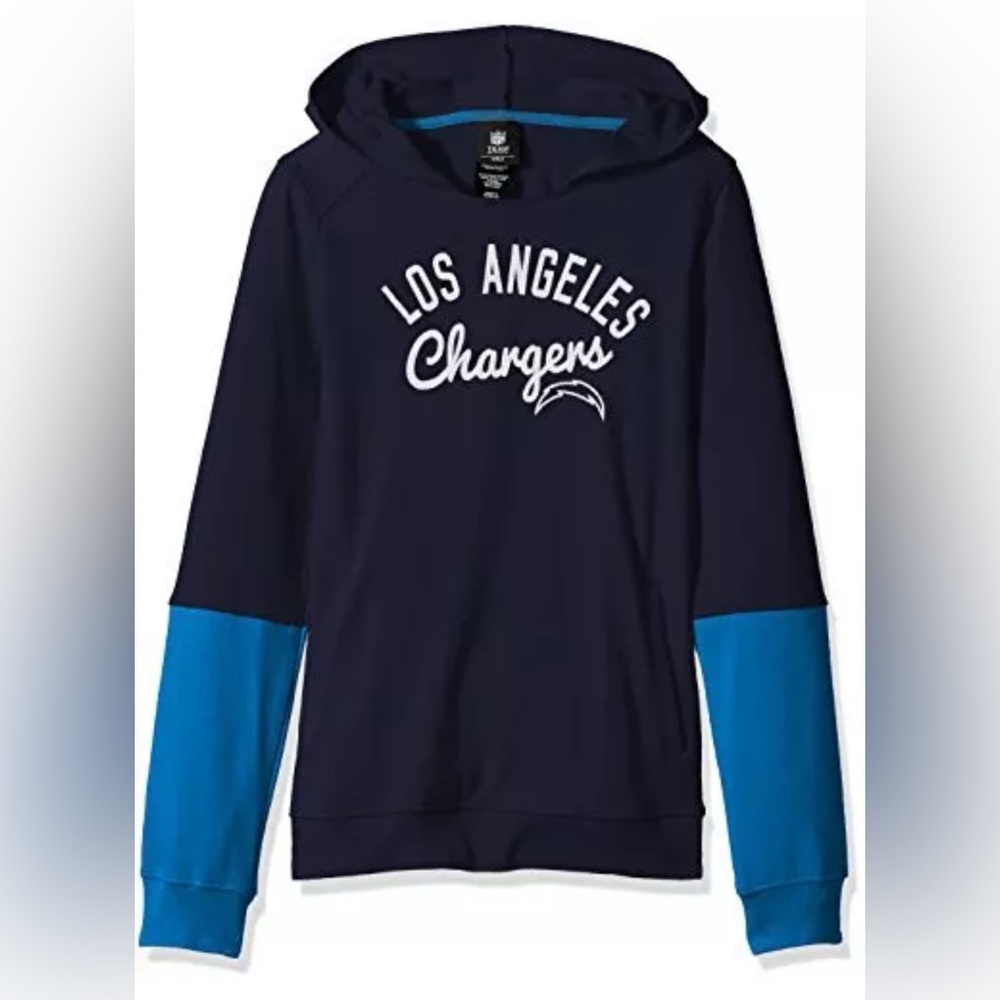 NWT [Outerstuff] Los Angeles Chargers NFL Hoodie Sweatshirt Girls Sz Small (7-8)